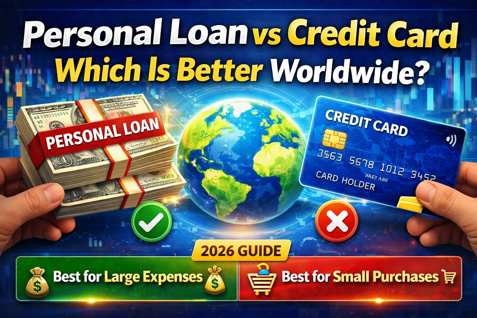 Personal Loan vs Credit Card: Which Is Better Worldwide?